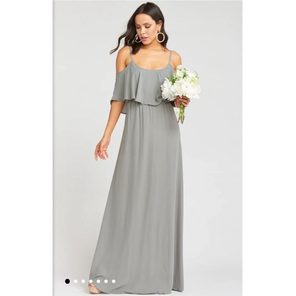 Show Me Your Mumu Caitlin Ruffle Maxi Dress Size Small